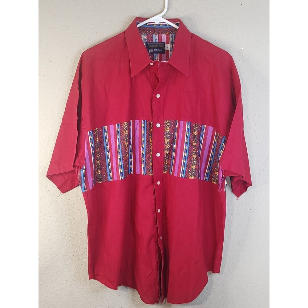 VTG Panhandle Slim Western Shirt  Mens XL Made In USA X Large